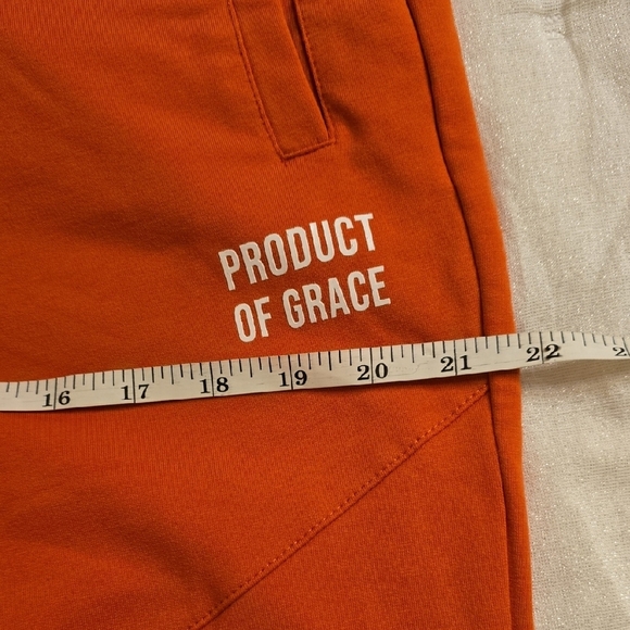 Aho Primo Joggers with Elastic Cuffs. Orange. - Picture 11 of 13
